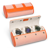 MOZSLY Travel Watch Roll Large-Orange White