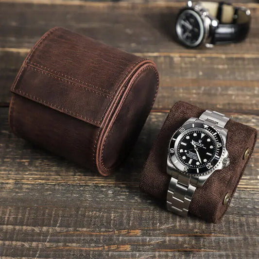 Luxury Leather Watch Roll Travel Case for Men and Women,Travel Watch Case  Holds 3 Watches Storage & …See more Luxury Leather Watch Roll Travel Case